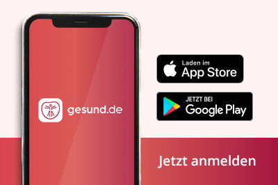 gesund.de und zum App-Download